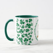 Amusante Mug de la Saint Patrick - Leprechaun Chat (Gauche)