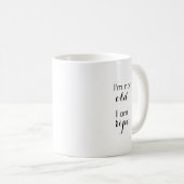 Amusante Mug de la vieillesse (Devant droit)