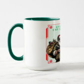 Amusante Mug de Noël militaire/Père Noël (Gauche)