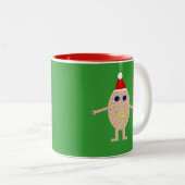 Amusante Mug d'oeufs de Noël (Devant droit)
