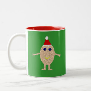Amusante Mug d'oeufs de Noël