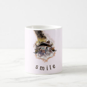 Amusante Mug Joyeux Ostrich Joueur - Smile