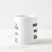 Amusante Mug - Nope, Meh, BRB, LOL, Zzz (Centre)