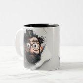 Amusante Mug Visage (Devant gauche)