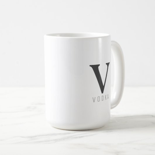 Amusante Mug Vodka tendance (Devant droit)