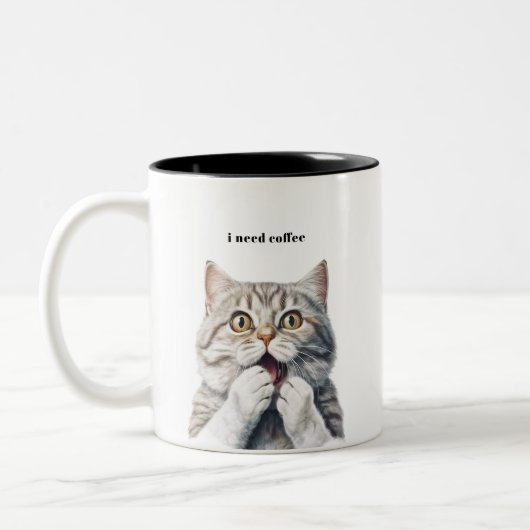 Amusante Mugs de chat (Gauche)