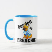 Amusante Pardon Mon Français Bulldog Coffee Mug (Gauche)