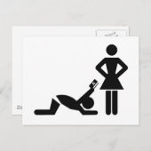 Amusante proposition de mariage avec carte de créd (Devant / Derrière)