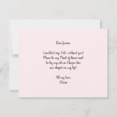 Amusante Serez-vous ma femme d'honneur Carte - Cha (Dos)