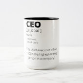 Amusante tasse cadeau PDG pour hommes et femmes (Centre)