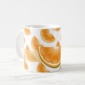 Amusante tasse d'art orange ! (Devant gauche)