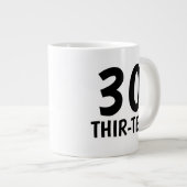 Amusante tasse de café cadeau du 30e anniversaire (Devant droit)
