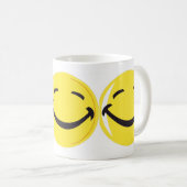 Amusante tasse de café heureuse (Devant droit)