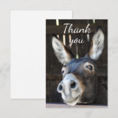 Amusants âne, Burro, Humour animal de ferme Merci (Devant / Derrière)