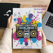 Amusants Anniversaire Danse Fête Invitation coloré