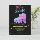 Amusants Anniversaire Patinage Invitations (Debout devant)