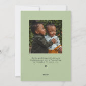 Amusants Automne Thanksgiving Cartes photos (Dos)