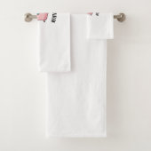 Amusants bain Crocodile Citation serviette de bain (En situation)