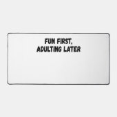 Amusants d'abord adultes plus tard (Recto)