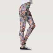 Amusants Fairies Collage Imaginaire Art Leggings (Droite)
