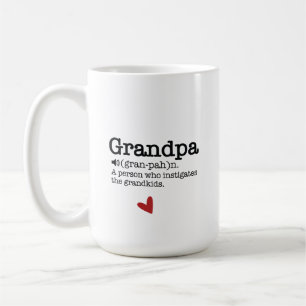 Amusants Grand-père Définition Café Mug