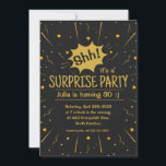 Amusants invitations d'anniversaire surprise<br><div class="desc">Une amusante invitation d'anniversaire surprise,  avant et arrière personnalisable. J'espère que vous en apprécierez !</div>