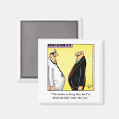 Amusants nouveaux parents Magnets Humours (Recto/Verso)