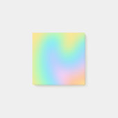 Amusants Pastel Rainbow Gradient Post-it Notes (Devant)