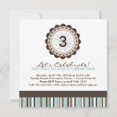 Amusants Photo Anniversaire Fête Invitation (Dos)