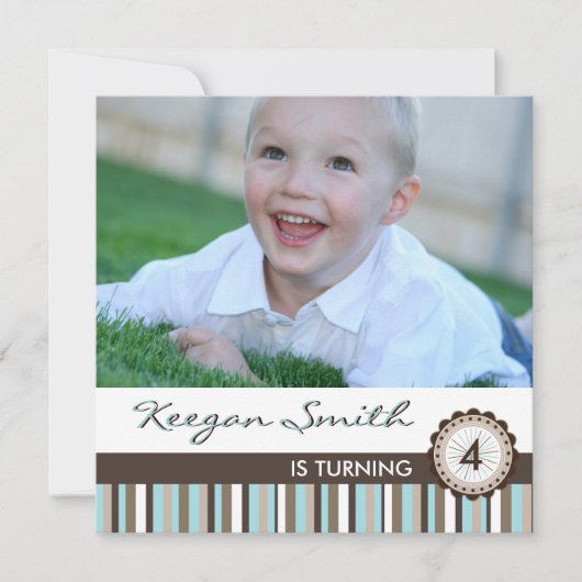 Amusants Photo Anniversaire Fête Invitation (Devant)