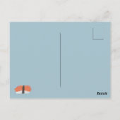 Amusants Sushi Anniversaire Fête Invitation (Dos)