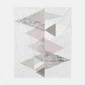 Amuse II | Geometrische moderne Fleece Deken (Voorkant)
