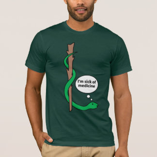 Amuselijk personeel van Asclepius T-shirt