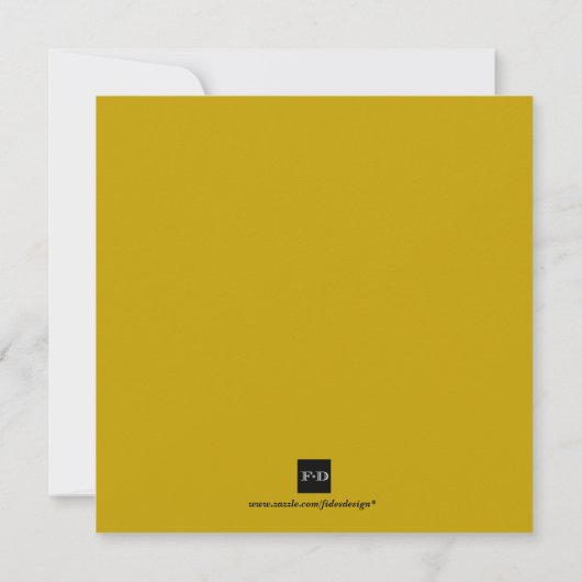 Amuselijke feestdag met rood lijst kaart (Achterkant)