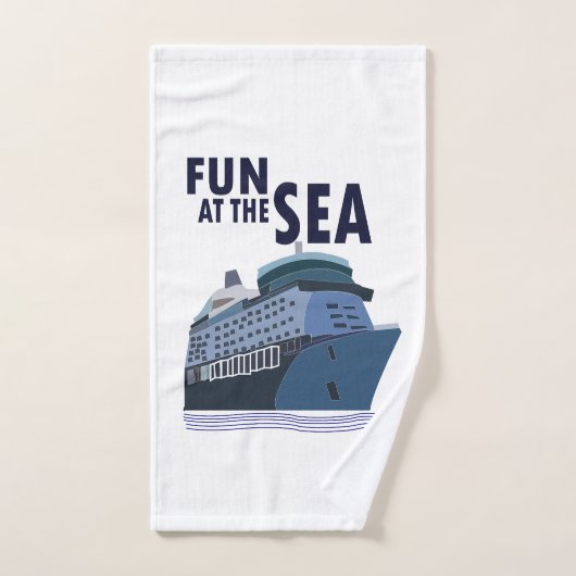 Amusement Au Sea Cruise Ship (Serviette à main)