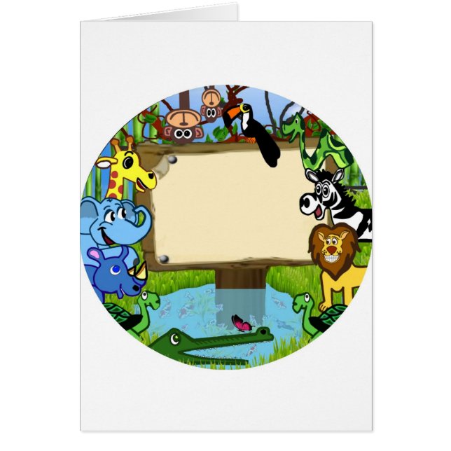 Amusement avec des animaux (Devant)