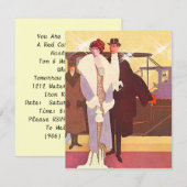 Amusement D'Accueillir Une Invitation À La Fête Du (Devant / Derrière)