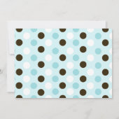 Amusement dans la Jungle Elephant Invitation - Blu (Dos)