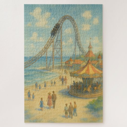 Amusement de l'été Puzzle de parc d'attractions de (Vertical)