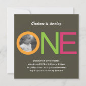 Amusement d'être une photo Invitation d'anniversai (Devant)