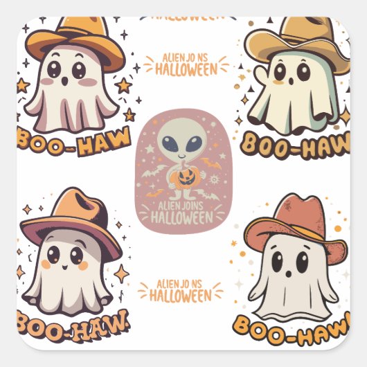 Amusement éffrayant : Sticker Halloween (Devant)