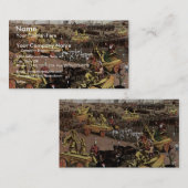 amusement en spectaculaire feestdagen in Arabië Visitekaartje (Voorkant / Achterkant)