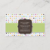 Amusement et carte de visite lunatique de (Dos)