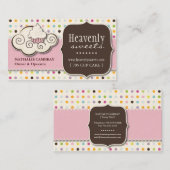 Amusement et carte de visite lunatique de (Devant / Derrière)