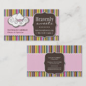 Amusement et carte de visite lunatique de (Devant / Derrière)