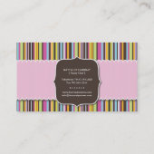 Amusement et carte de visite lunatique de (Dos)