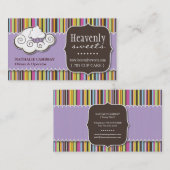 Amusement et carte de visite lunatique de (Devant / Derrière)