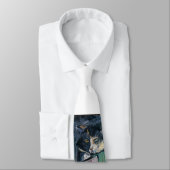 Amusement et cravate géniale de chat (Attaché)