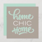 Amusement et invitation chic de partie de (Devant / Derrière)