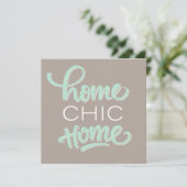 Amusement et invitation chic de partie de (Debout devant)